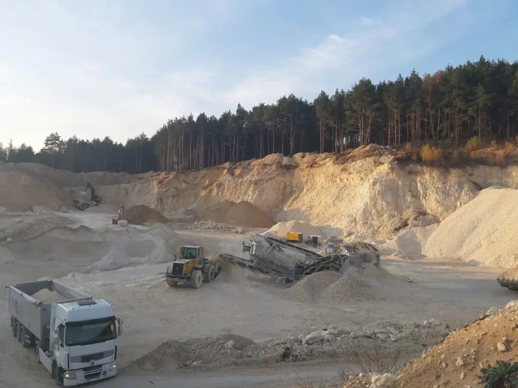 Wydobycie wapno granulowane Golina Kolonia.